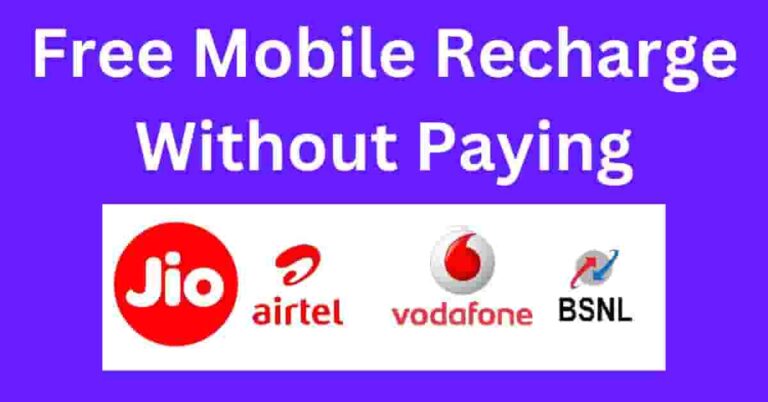 Free Recharge for 6 Month – Select States Location